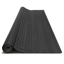 4x6FT Garage Floor Mat, 2.8mm Thickened Flooring Roll for Under 4 6FT, Black