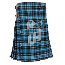Custom traditional kilt in Casey Dress tartan for stylish Scottish wear