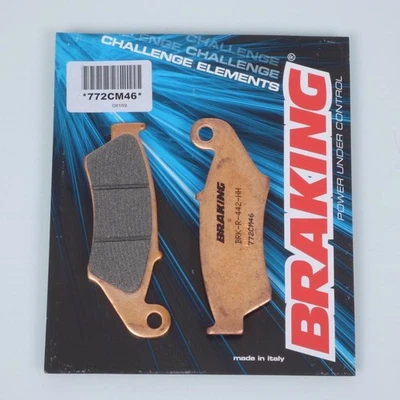 Plaquette de frein Braking pour Moto Suzuki 250 Rm-Z 4T 2004 à 2021 AV Neuf - Photo 1/2