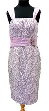 MASCARA Size 12 Women's Lilac Pink Lace Occasion Dress. New with Tags
