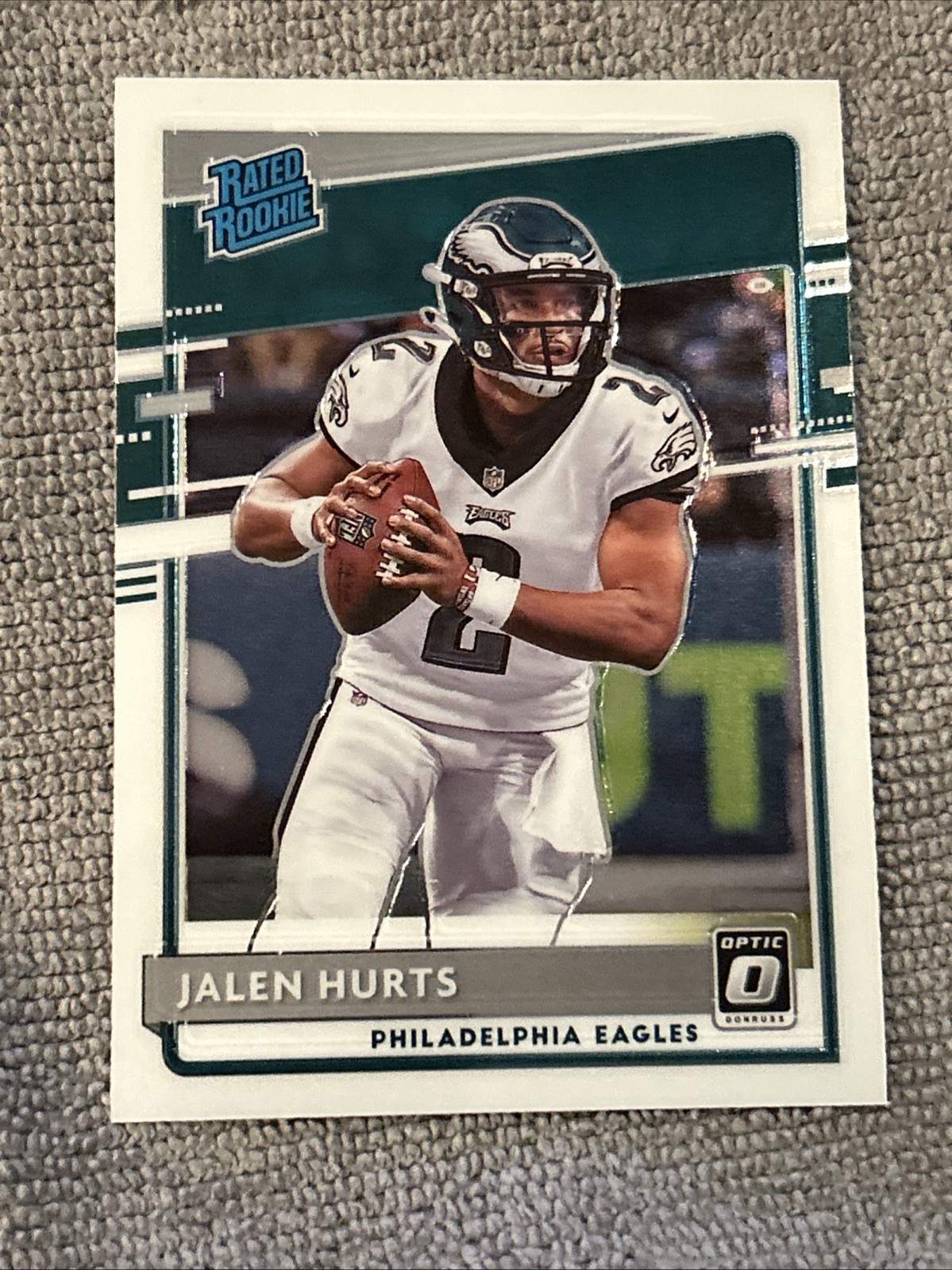 2020 Panini Donruss Optic - Rated Rookies Jalen Hurts #164 (RC)