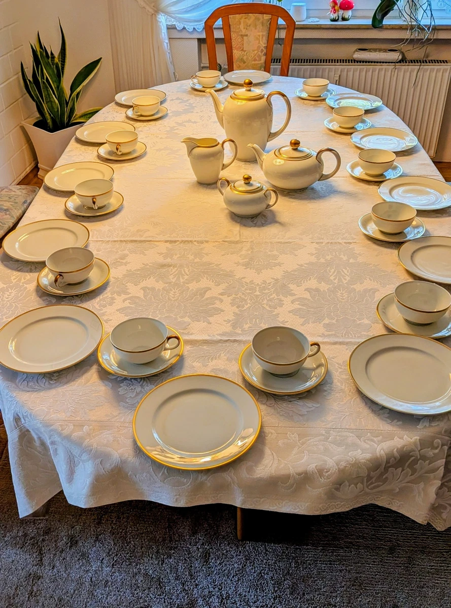 Porzellan mit Goldrand in Geschirr- & Tafelservice-Komplettsets online kaufen