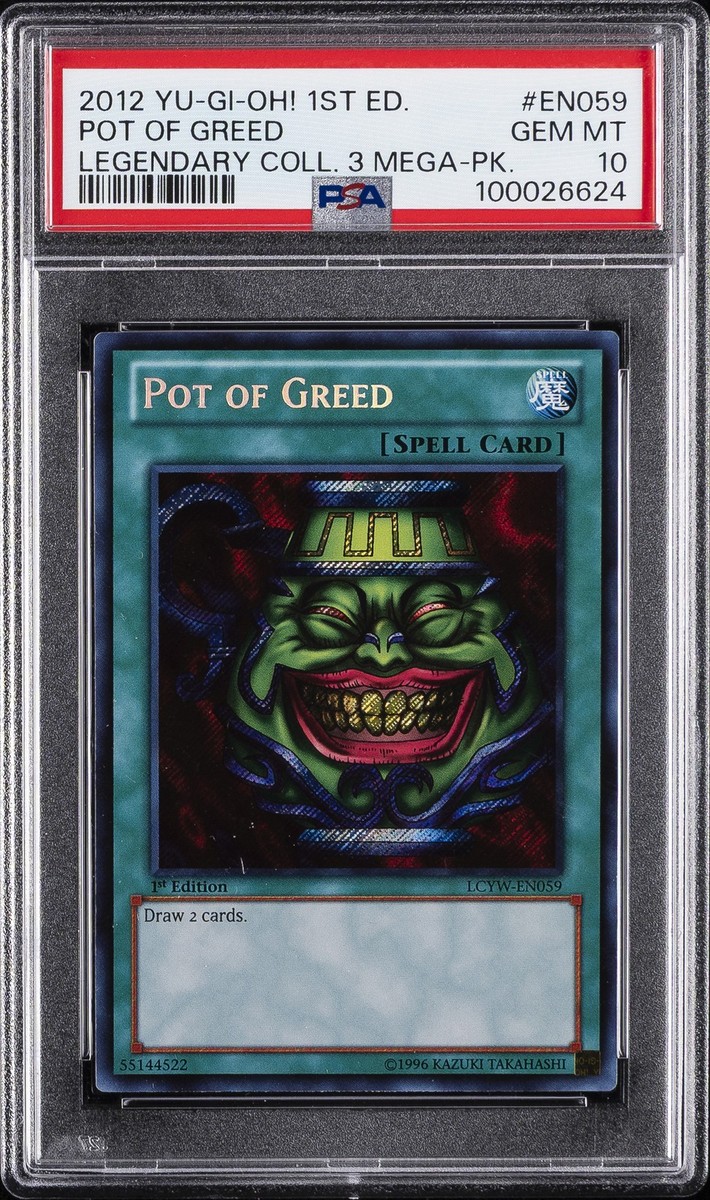 2012 YU-GI-OH! LEGEND COLL 3 MEGA-PACK 1ST EDITION #EN059 POT OF