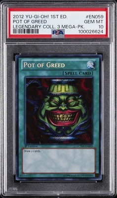 2012 YU-GI-OH! LEGEND COLL 3 MEGA-PACK 1ST EDITION #EN059 POT OF