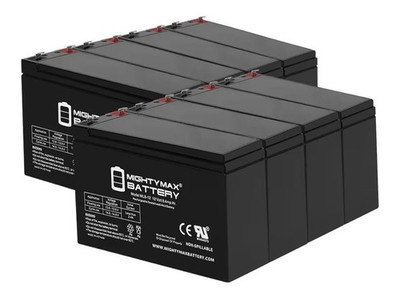 Mighty Max Battery ML8-12 - 12 Volt 8 AH SLA Battery - Pack of 8