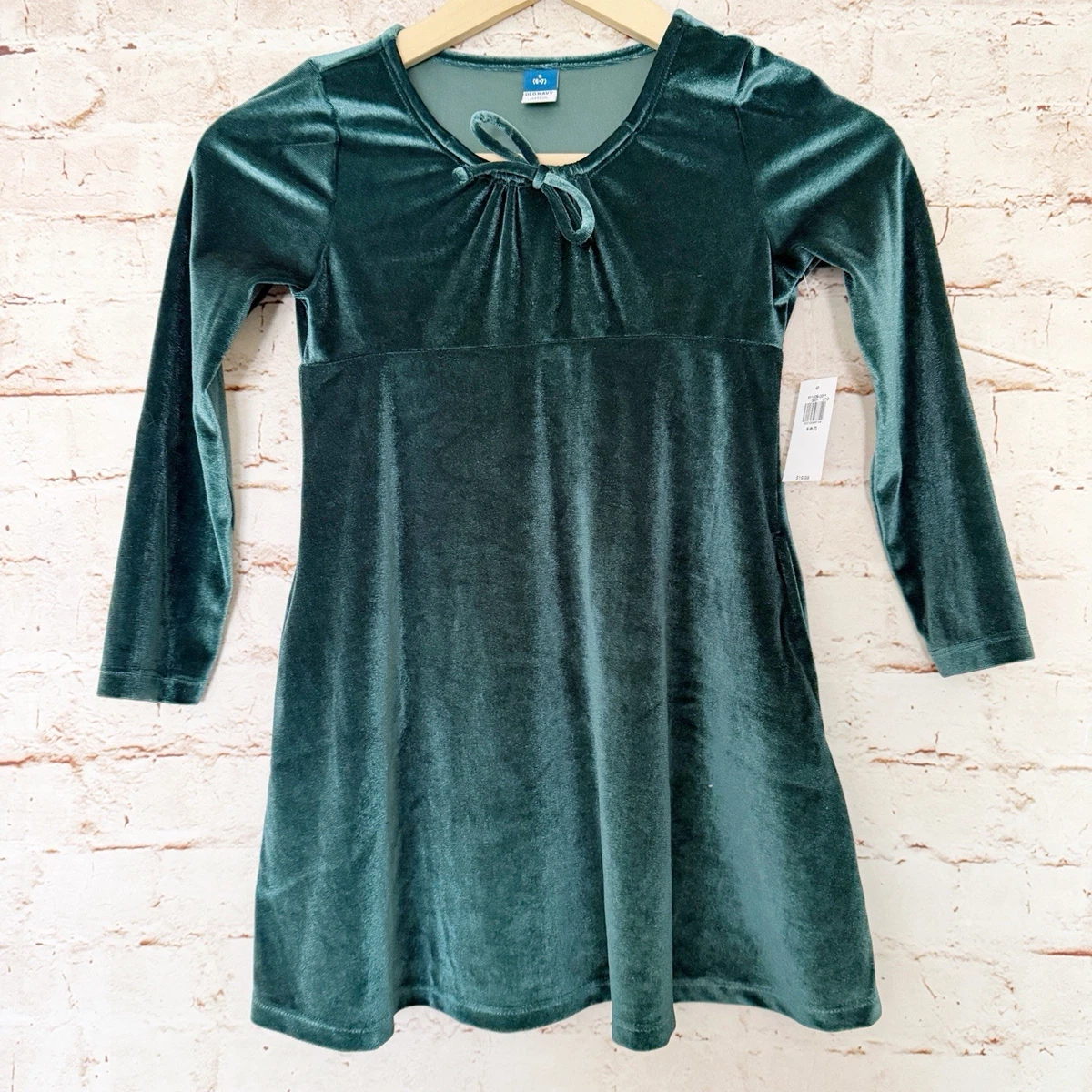 Old Navy Long Sleeve Green Dresses for Girls for sale | eBay