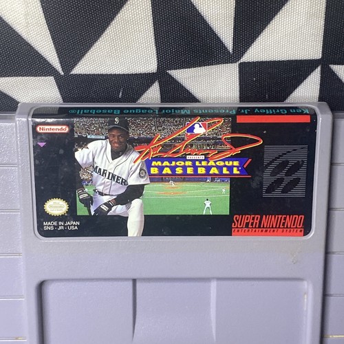 Ken Griffey Jr. Major League Baseball (Nintendo SNES, 1991) Cart Only | Tested - Picture 2 of 12