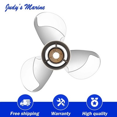 10 3/8 x 14 Stainless Steel Outboard Propeller Fort Mercury 25-70HP 13 Spline RH