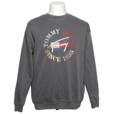 Tommy Hilfiger Jeans, Sweatshirt, Größe: M, Grau/Mehrfarbig #J6y