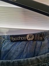 Maternity Denim Dress With Belt Size 14