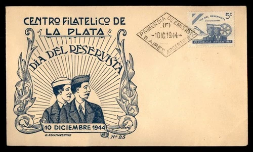 Mayfairstamps Argentina FDC 1944 Reserves Day Servicemen First Day Cover aaw_748