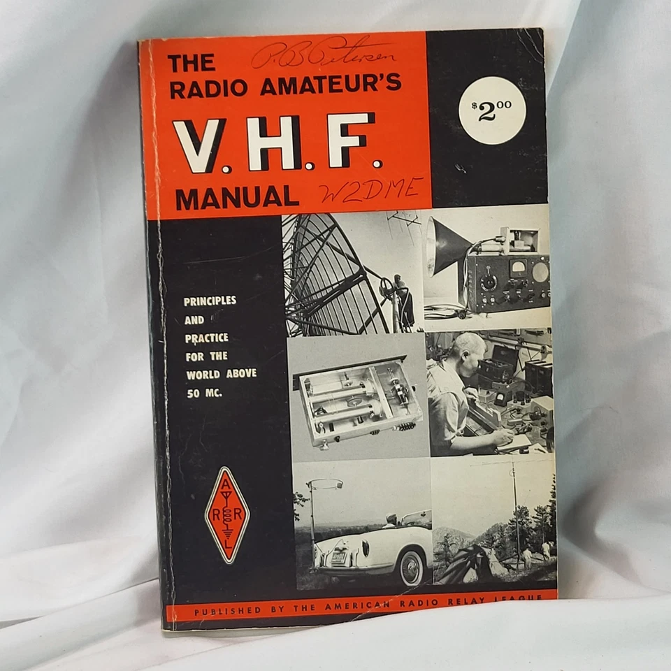 Lot of 2 The Radio Amateur's VHF Manual ARRL VTG 1965 1st Edition + 1972 3rd Ed. - Image 2 of 4