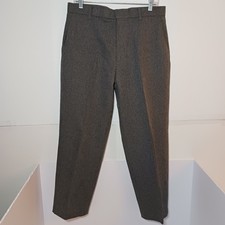 Vintage 2003 Levi's Action Slacks Mens Sz 33X27 Gray Dacron Trousers