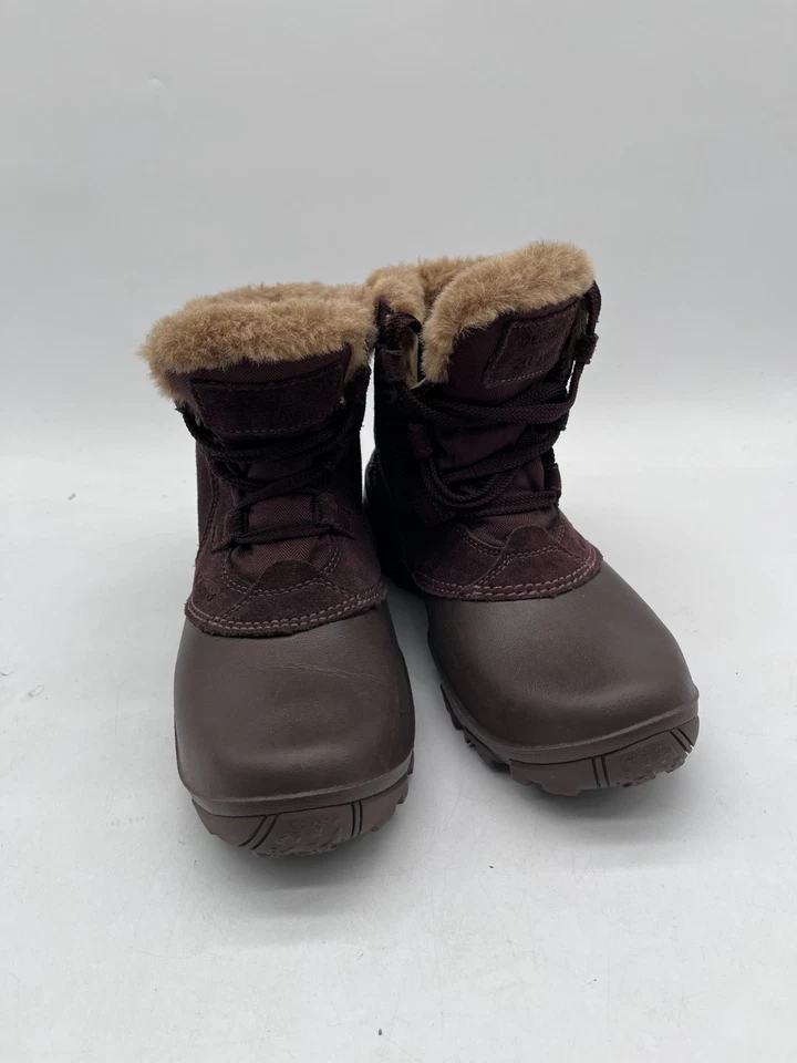 Columbia Sierra Summette Botas Cortas de Invierno Piel Sintética Marrón Para Mujer Talla 8.5 Foto 2 de 4