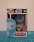 Funko POP Star Wars Qui Gon Jinn GITD 2017 Galactic Con 128 Vinyl Figure