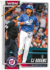 2026 Topps Series 1 #152 CJ Abrams Washington Nationals Baseball Card