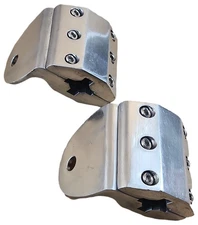 Lot of 2 Workman BRV3SHD CB Radio Double Groove Antenna 3 Way Mirror Mounts