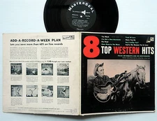 TEXAS JIM ROBERTS and his Westerners 8 TOP WESTERN HITS Jimmy Steele MASTERSEAL