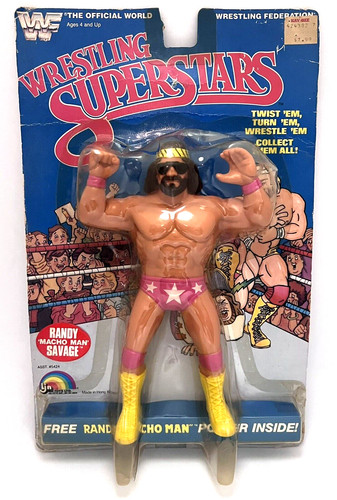 WWF LJN Wrestling Superstars MACHO MAN RANDY SAVAG...