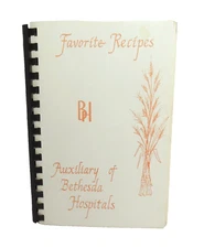 Cincinnati Ohio Cookbook Bethesda Hospital Auxiliary Favorite Recipes