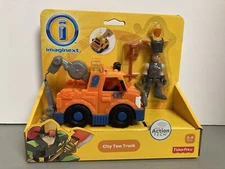 FisherPrice Imaginext City Tow Truck with Lights & Sound Action - NEW