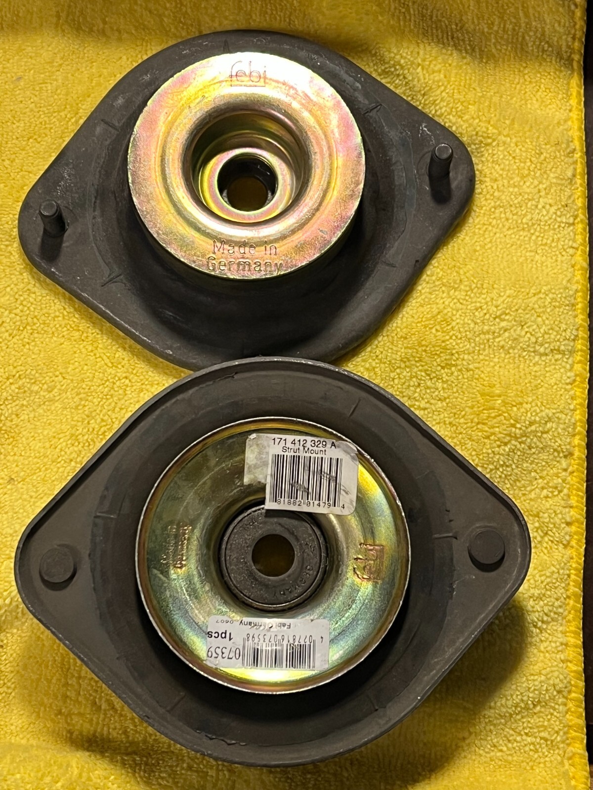 FebiGermany Front Strutt Top Mounts For Volkswagen Rabbit Scirocco