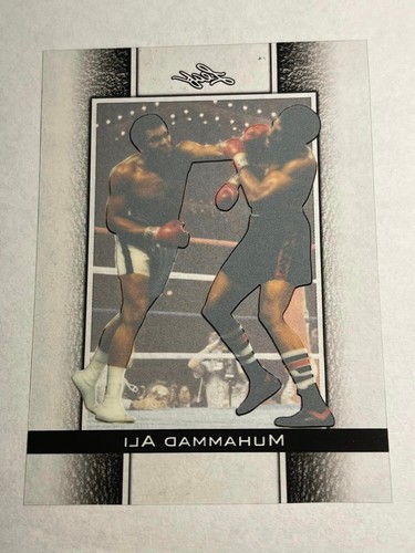 2010 Leaf Metal Muhammad Ali Prismatic PLASTIC PROOF #17 - Picture 2 of 2