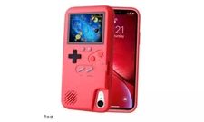 Red Retro Gaming Phone Case with 36 Games Built-In (iPhone XS Max)