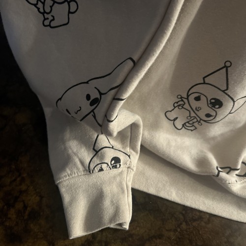 New Sanrio Hello Kitty & Friends Beige Crewneck Sweater/Sweatshirt Size M - Picture 10 of 11