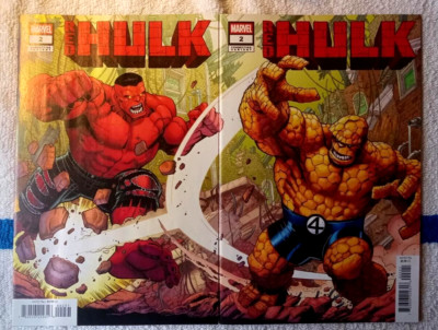 RED HULK #2 (MARVEL 2025) vs THING - DEATHLOK - DR. DOOM - MACHINE MAN - NM/M