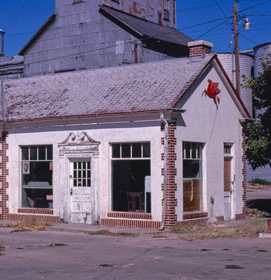 Front of Mobil Gas Wilson, Kansas Pic 2 Old Vintage Photo Reprints