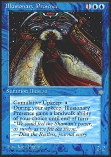 Magic The Gathering Ice Age Illusionary Wall in unplayed condition