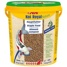 sera Koi Royal Nature Large 21 l Koi seau à nourriture pour étang 6 mm