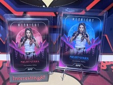 2024 Topps Midnight UFC Julianna Pena Night Stars Twilight 80/99 & Base Inserts