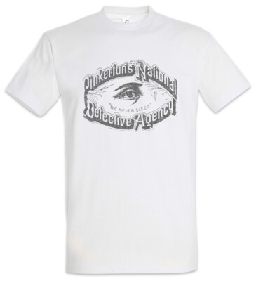 Pinkteron's Detective Agency T-Shirt Boardwalk Sign Logo Symbol Empire Eye
