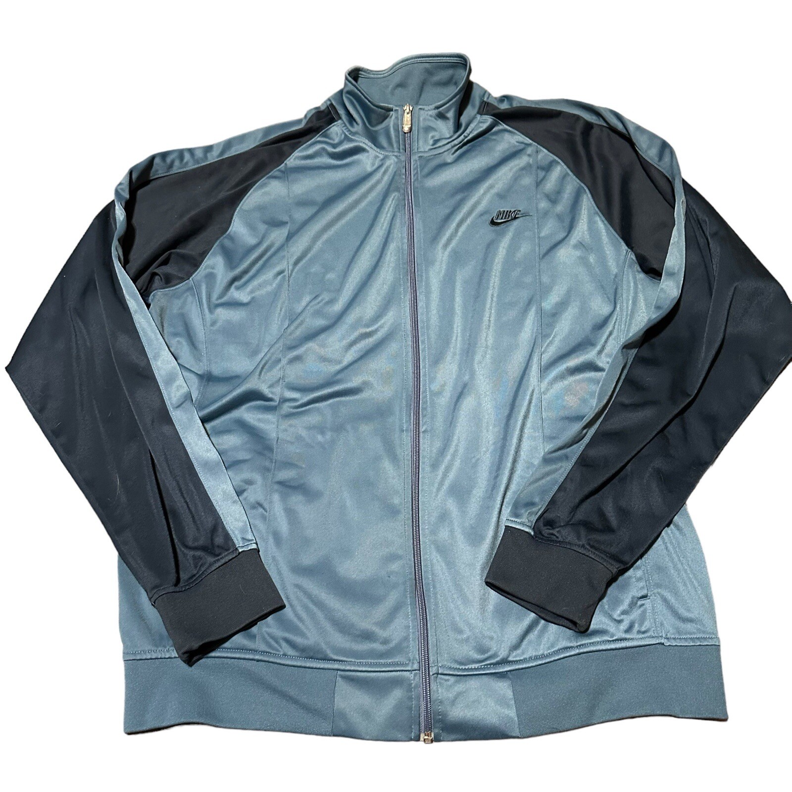 SACAI X NIKE Giacca Nike Track Vintage Felpa Full Zip Blu Uomo 2XL