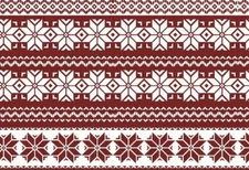 Nordic Red Stripe Fat Quarter 18”x21”