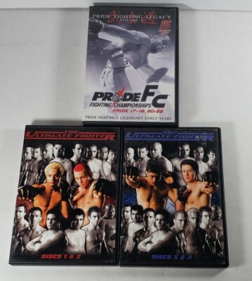 The Ultimate Fighter Season Pride FC 17-18 20-22 W/ Fast Free Shipping 