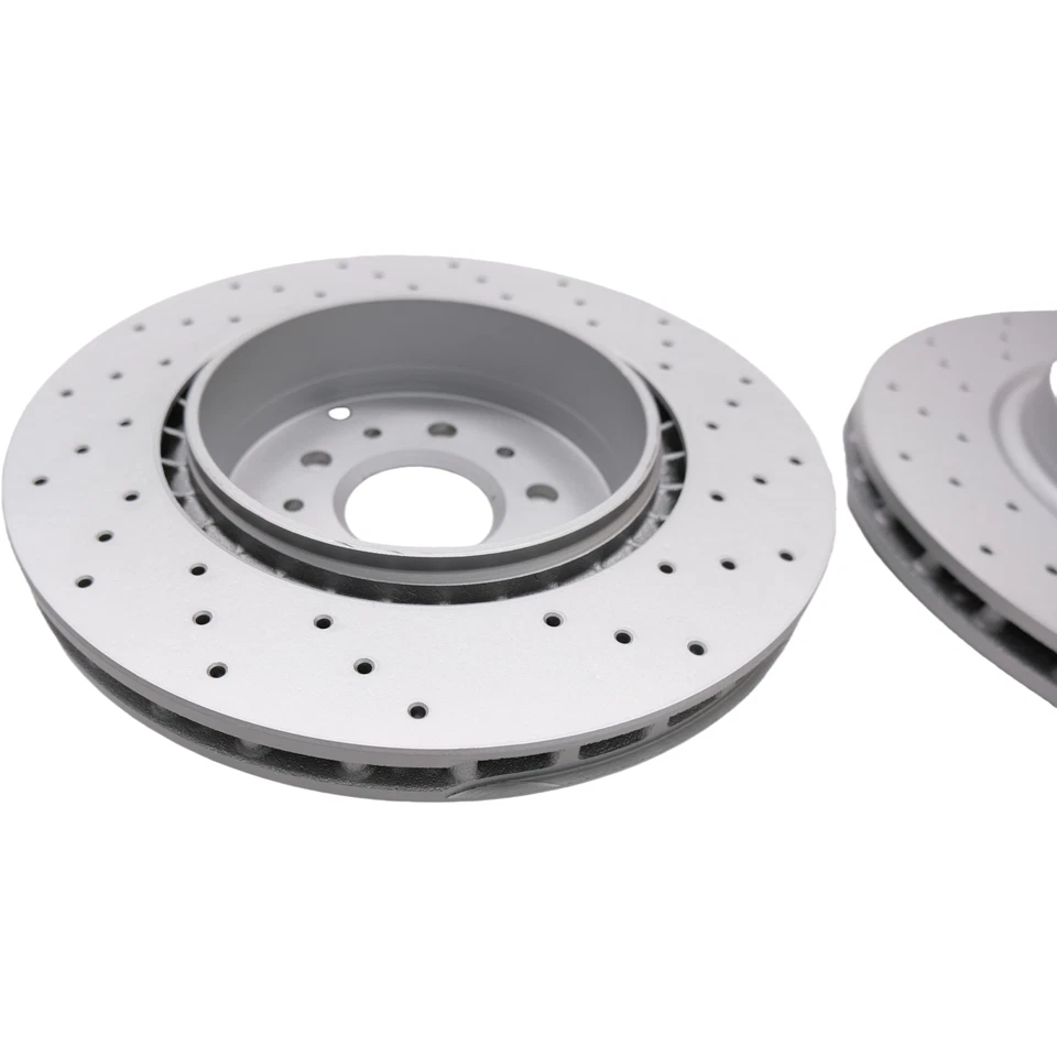 NEW 228411 Rear Brake Rotor Set for Maserati Granturismo Quattroporte Grancarbio - Image 4 of 4