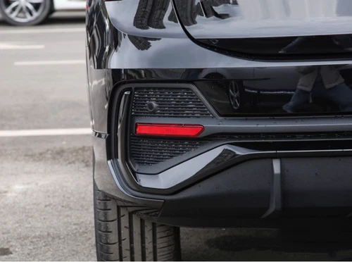 Black ABS For 2020-2023 Audi Q3 Sportback Rear Bumper Trim Strip Replace 3Pcs - Picture 7 of 7