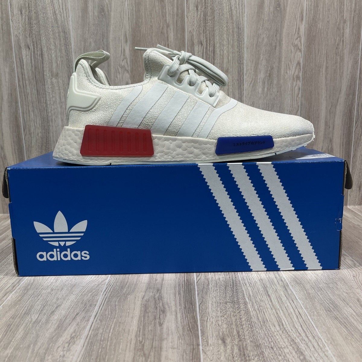 Nmd Shoes Nmd R1 Off White ADIDAS NMD R1 Off White Lush Red Gr 42