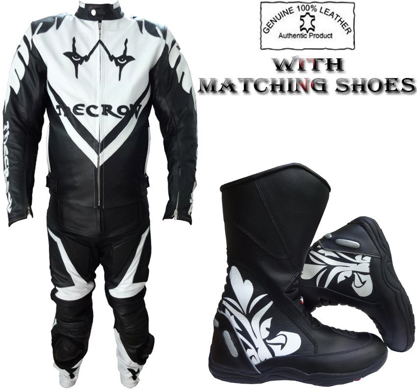 THE CROW' STYLE MENS ARMOUR MOTORBIKE / MOTORCYCLE LEATHER