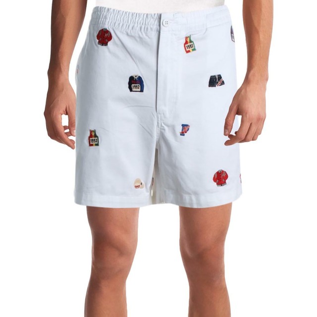 Polo Ralph Lauren Mens White Embroidered Classic Fit Bermuda Shorts XL BHFO 6026 for sale online 