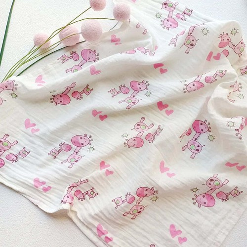 70x70cm Baby Blanket Ultra Soft Organic Cotton Newborn Swaddle Wrap Dual Layers - Picture 19 of 26