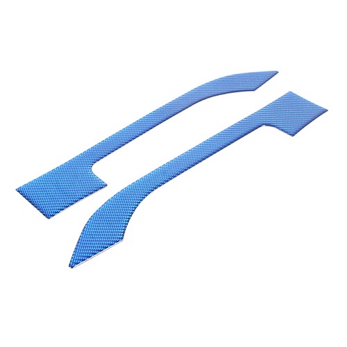 Blue Carbon Fiber Side Fender Air Vent stickers Trim For Jaguar F-TYPE 2013-2022 - Picture 11 of 14