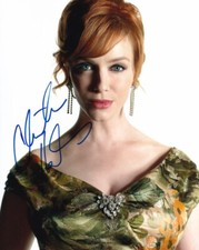 CHRISTINA HENDRICKS signed autograph 20x25cm GOOD GIRLS in person autograph COA
