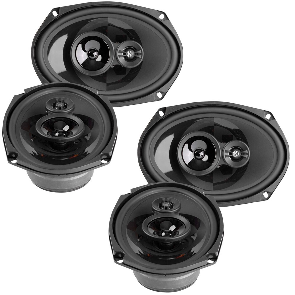 (2 пары) Memphis PRX6903 240 Вт RMS 6x9 3-полосных коаксиальных автомобильных динамиков