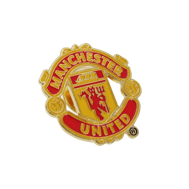 Manchester United FC Official Metal Football Crest Pin ...