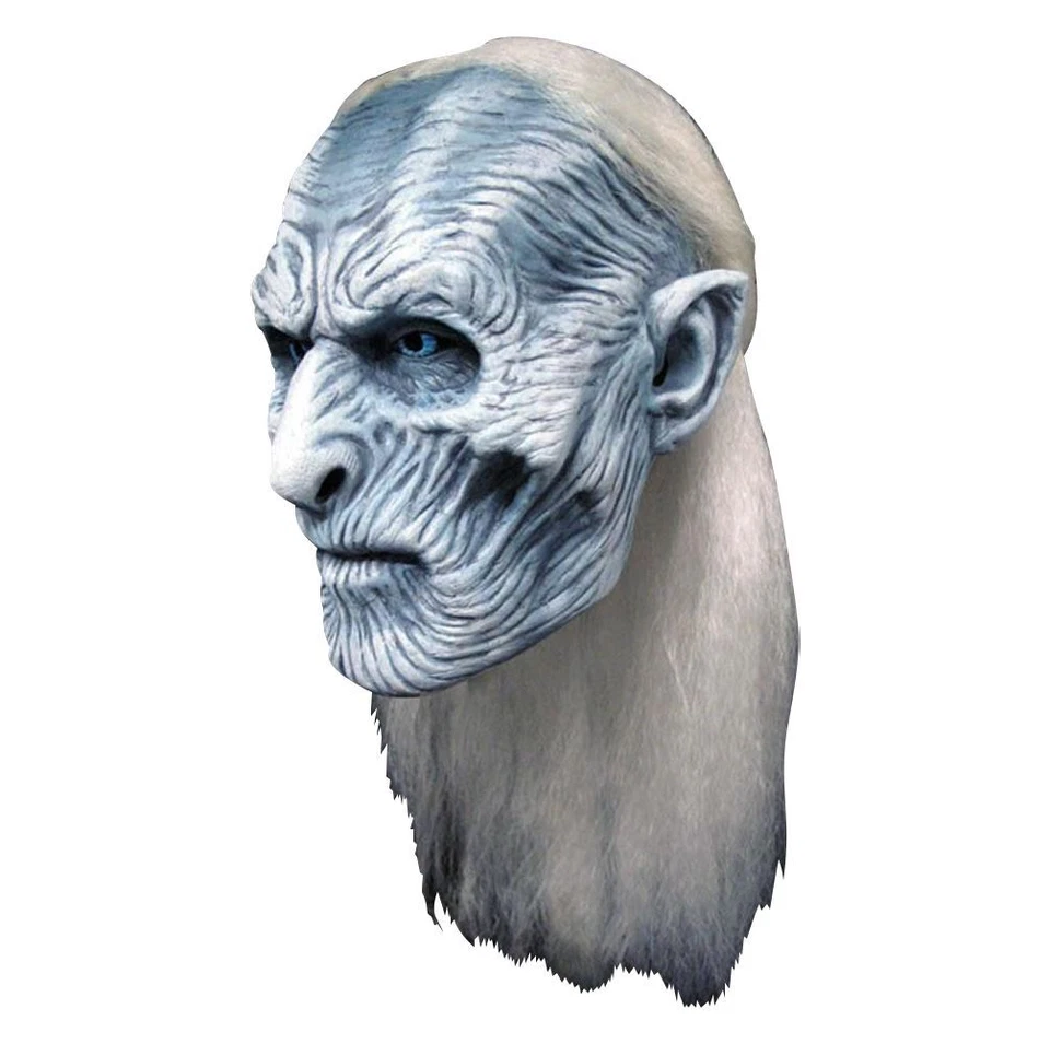 Game of Thrones: White Walker Mask Officially Licensed HBO Costume GOT Overhead - Image 2 of 4