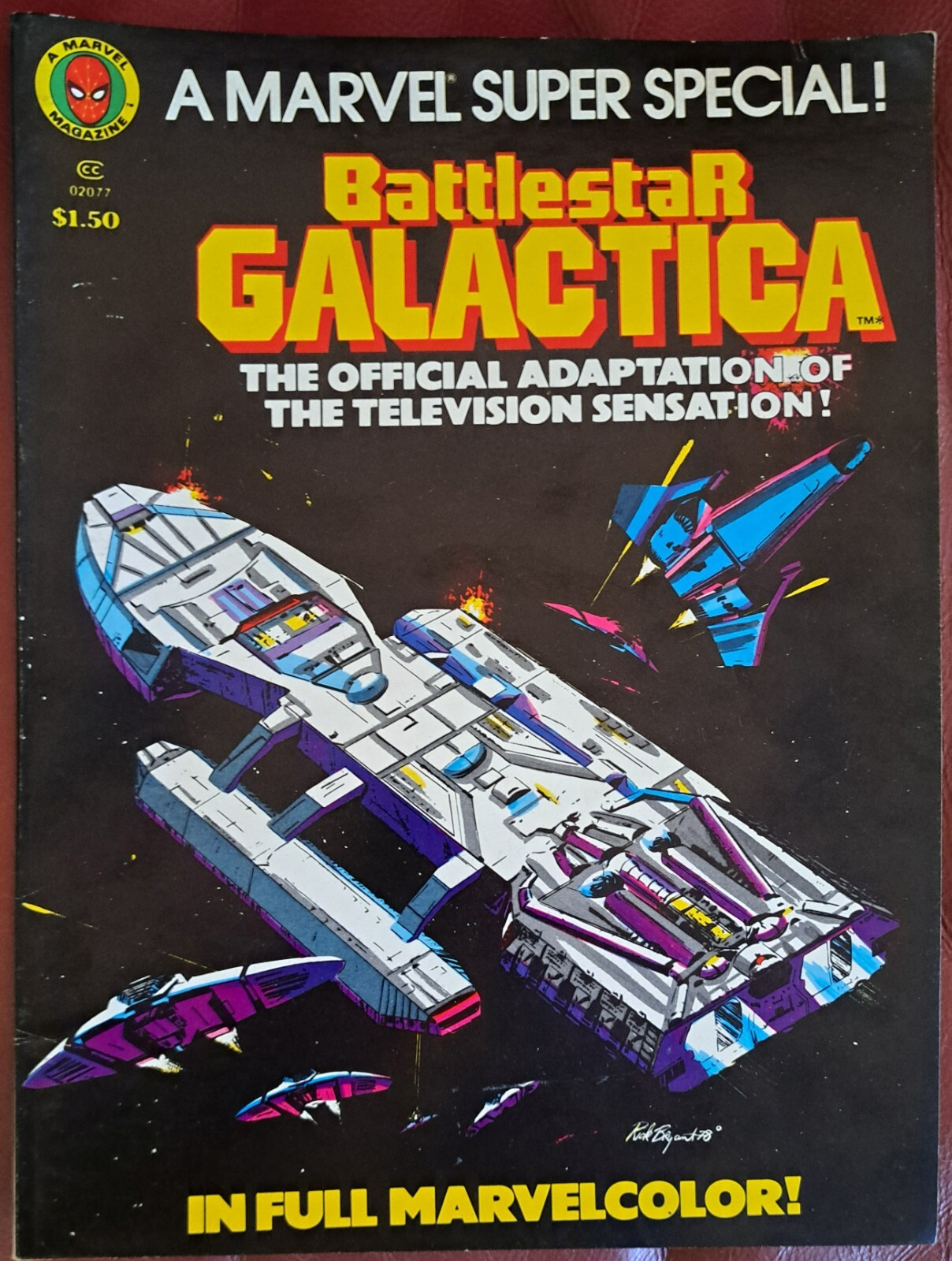 Marvel Super Special No.8 - Battlestar Galactica Comic - 1978 Oversized ...